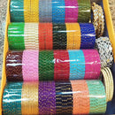 Pooja Bangles Multi Colors Metal Bangle Set