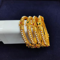 Pooja Bangles Gold Plated Bangle Set