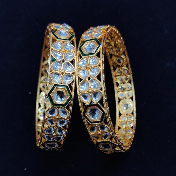 Pooja Bangles Gold Plated Bangle Set