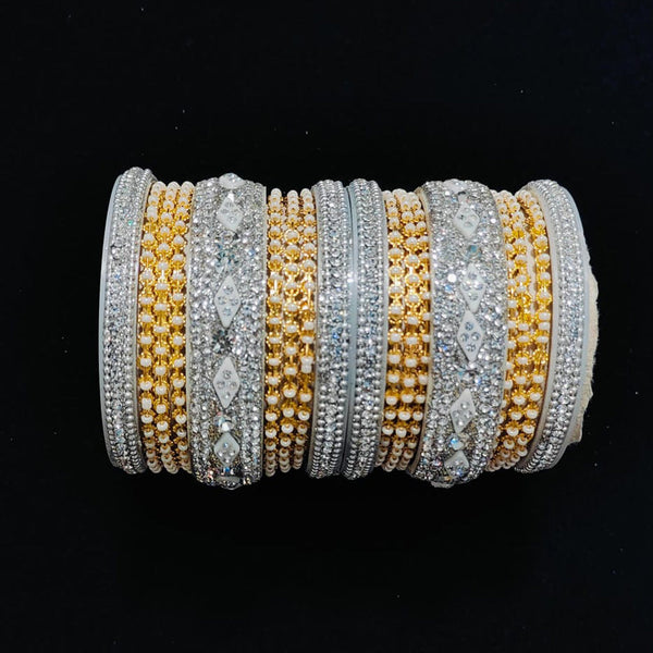 Pooja Bangles Silver Plated Bangle Set