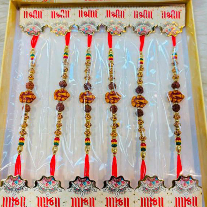 Pooja Bangles Rakhi Combo