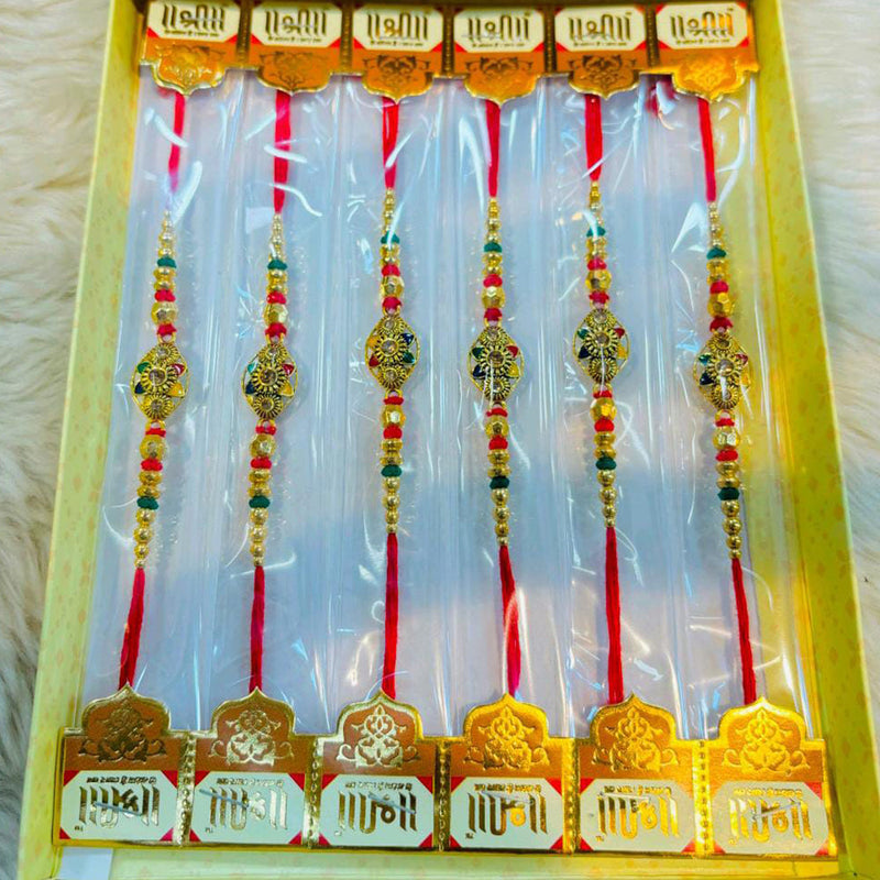 Pooja Bangles Rakhi Combo