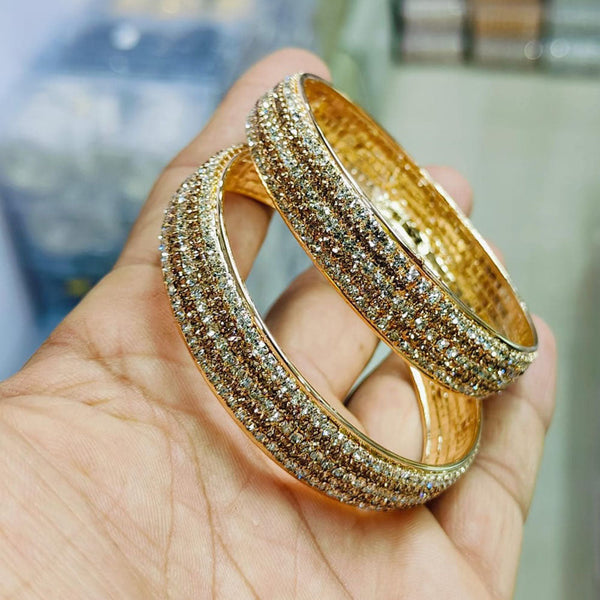 Pooja Bangles Gold Plated  Austrian Stone Bangles Set