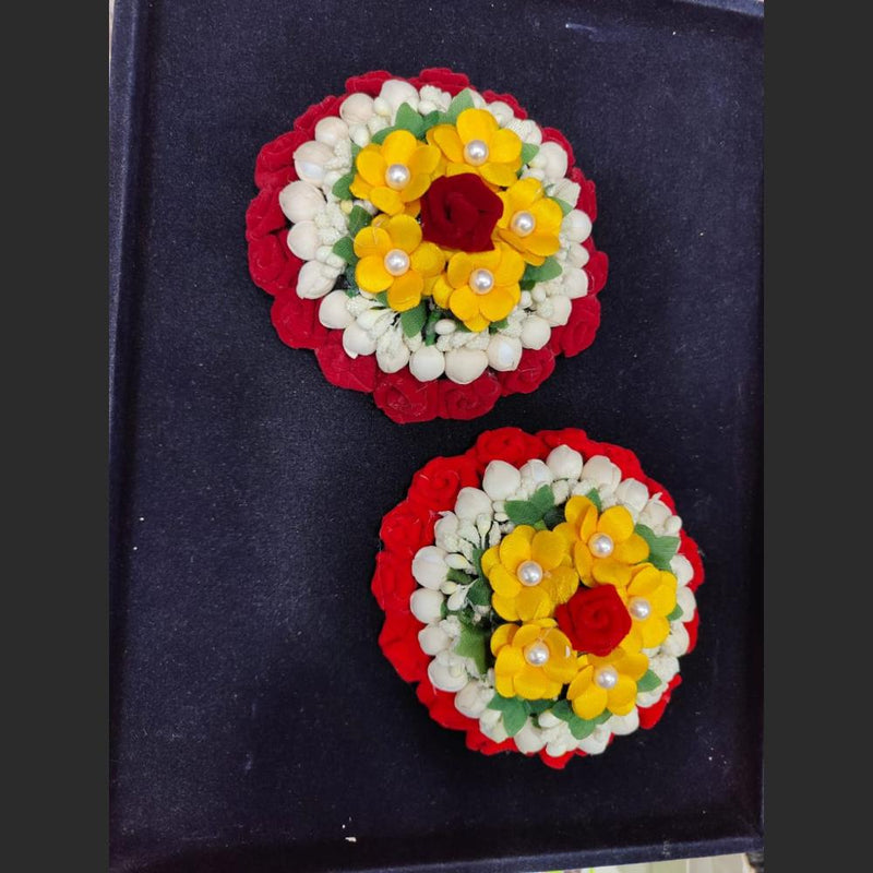 Pooja Bangles Floral Hair Brooch