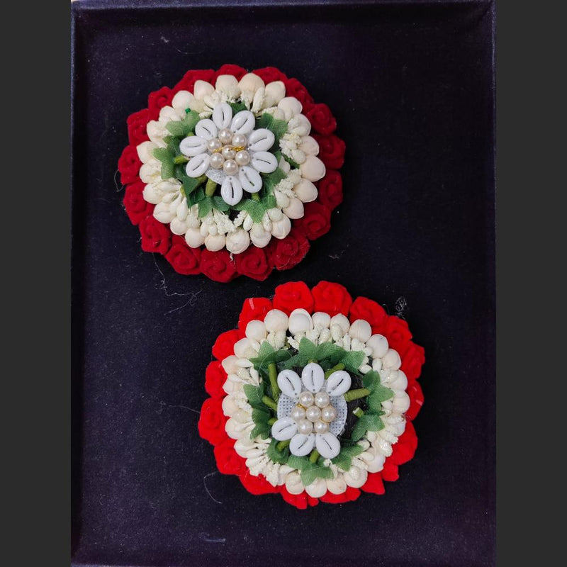 Pooja Bangles Floral Hair Brooch