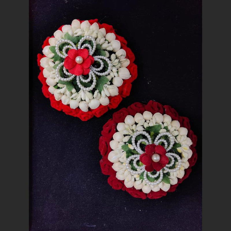 Pooja Bangles Floral Hair Brooch