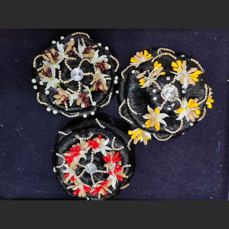 Pooja Bangles Hair Floral Brooch