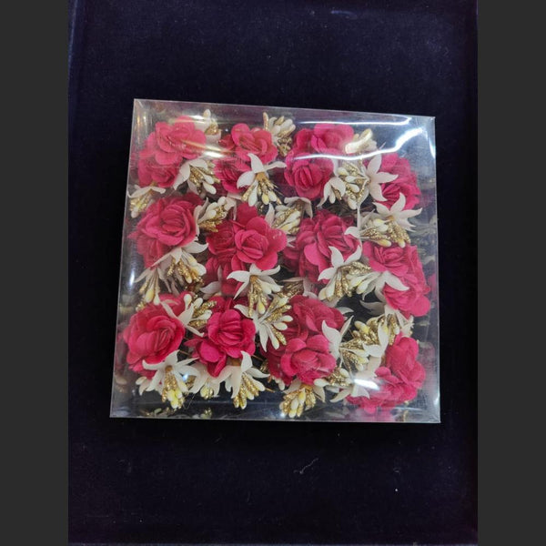 Pooja Bangles Floral Hair Brooch