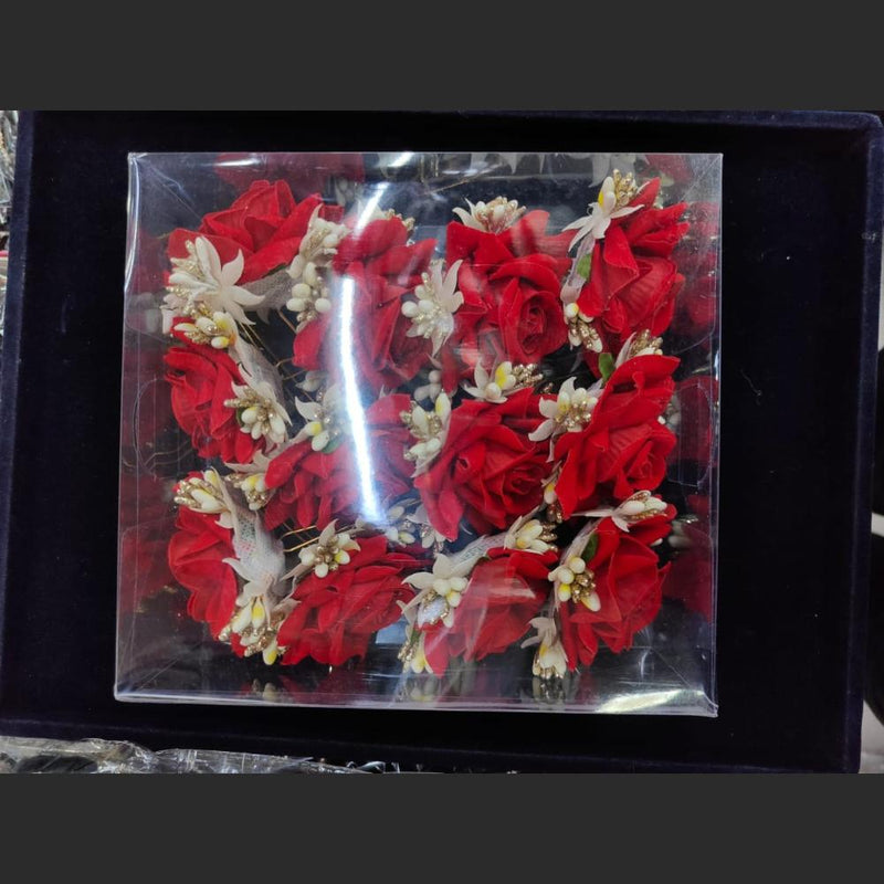 Pooja Bangles Floral Hair Brooch