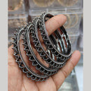 Pooja Bangles Oxidised Plated Bangles Set