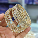 Pooja Bangles Gold Plated Austrian Stone Bangle Set