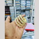 Pooja Bangles Gold Plated Pearls Bangles Set