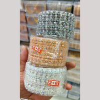 Pooja Bangles Austrian Stone And Beads Bangles Set