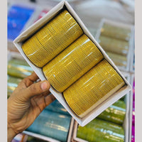 Pooja Bangles Gold Plated Metal Bangles Set