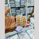 Pooja Bangles Gold Plated Pota Stone And Pearls Bangles Set