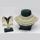 Pooja Bangles Gold Plated Kundan Stone And Beads Choker Necklace Set