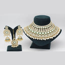 Pooja Bangles Gold Plated Kundan Stone And Beads Choker Necklace Set