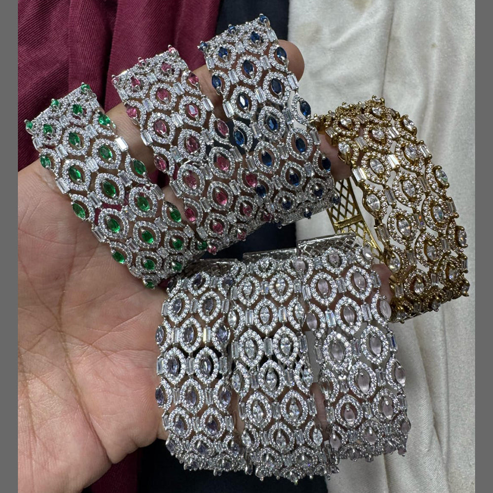 Pooja Bangles American Diamond Openable Kada [1 Piece Only]