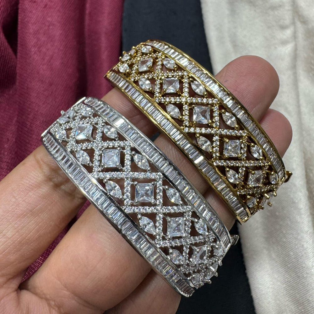 Pooja Bangles American Diamond Openable Kada [1 Piece Only]
