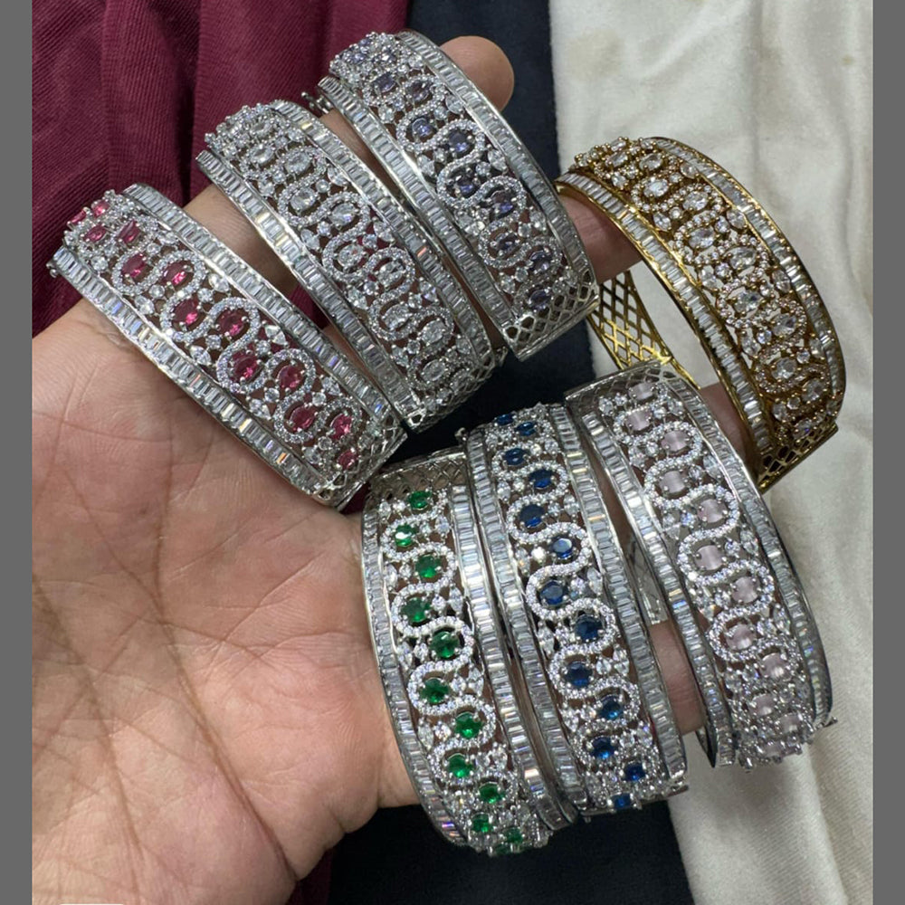 Pooja Bangles American Diamond Openable Kada [1 Piece Only]