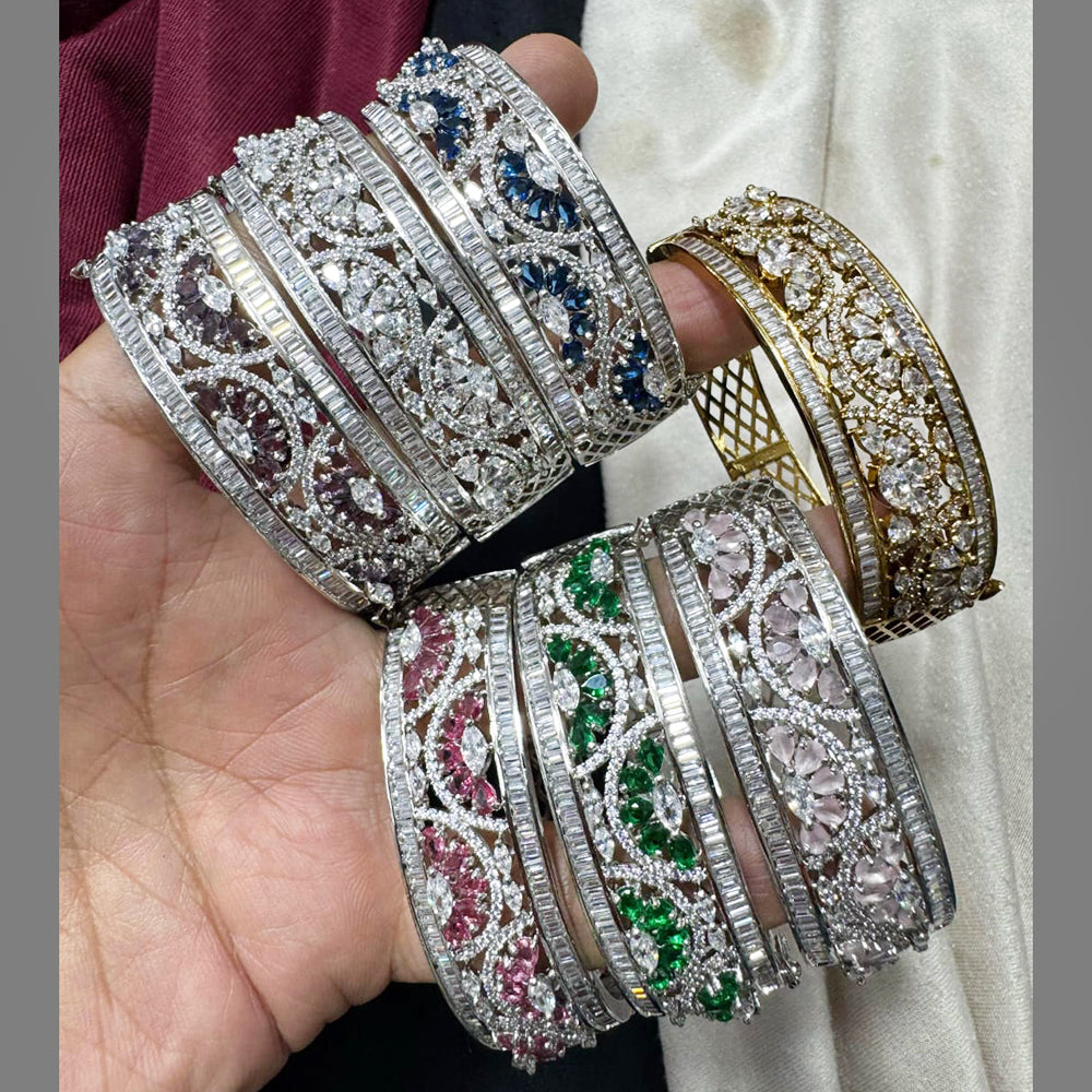 Pooja Bangles American Diamond Openable Kada [1 Piece Only]