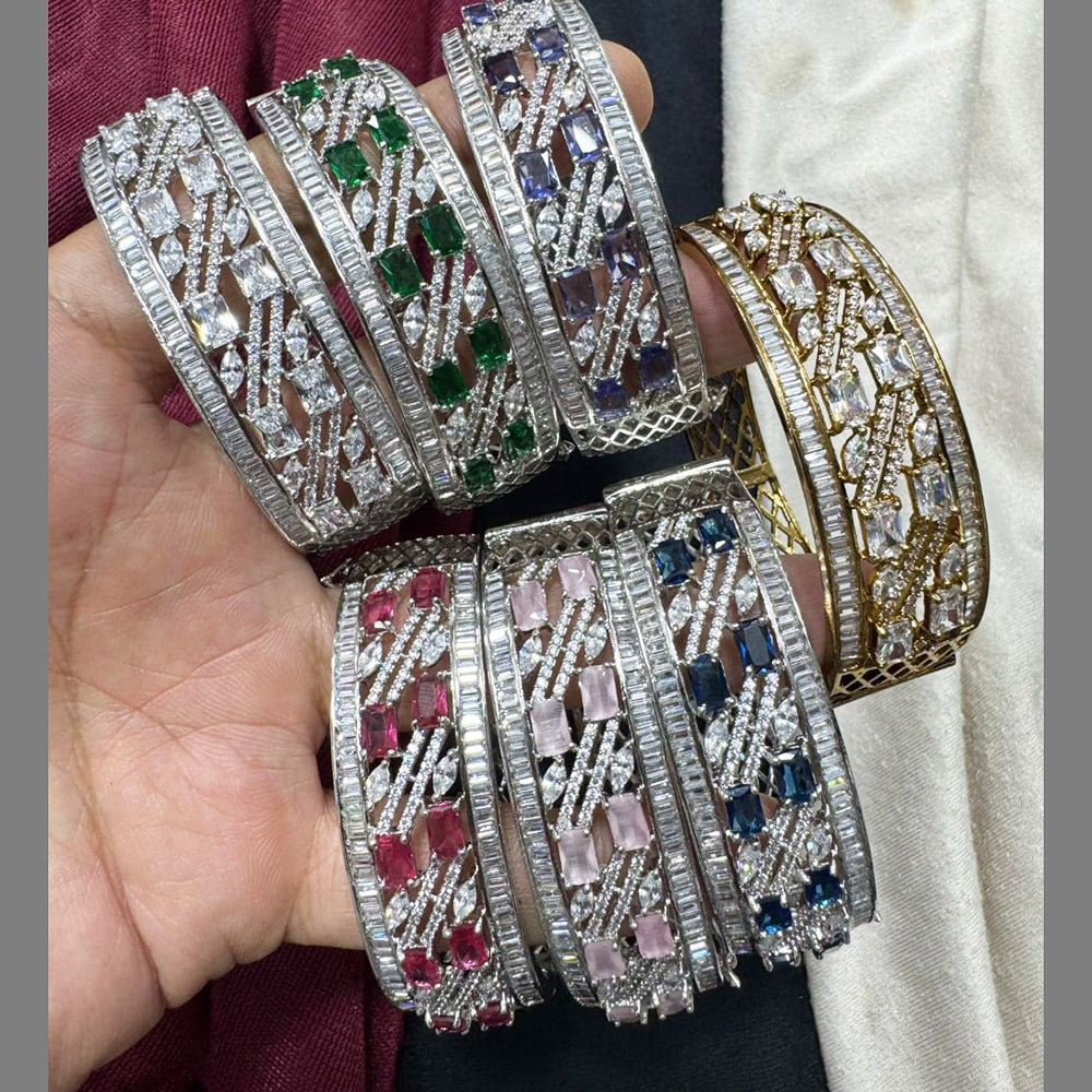 Pooja Bangles American Diamond Openable Kada [1 Piece Only]