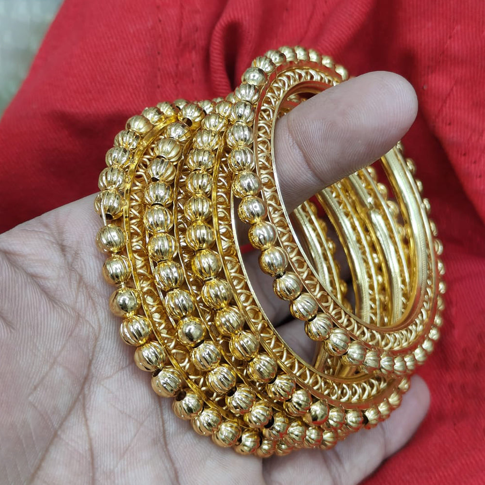 Pooja Bangles Gold Plated Bangles Set