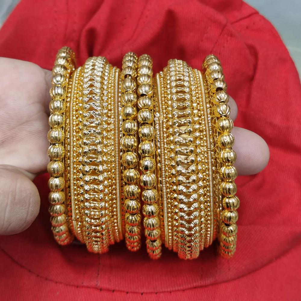 Pooja Bangles Gold Plated Bangles Set