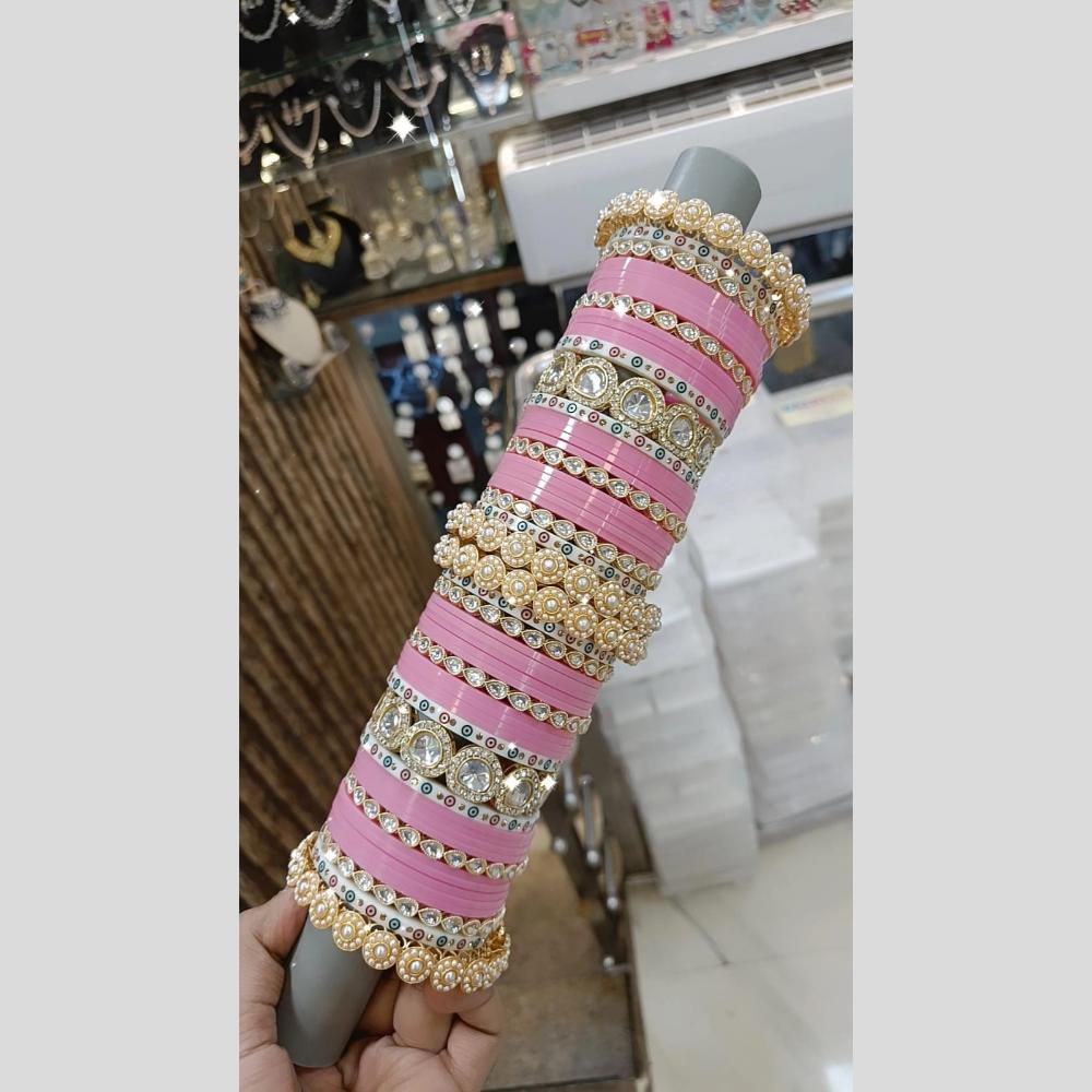 Pooja Bangles Acrylic Bridal Bangle Set