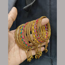 Pooja Bangles Multicolour Silk Thread Bangle Set