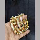 Pooja Bangles Festive And Bridal Party Wear Multicolor Beaded Bangle Set
