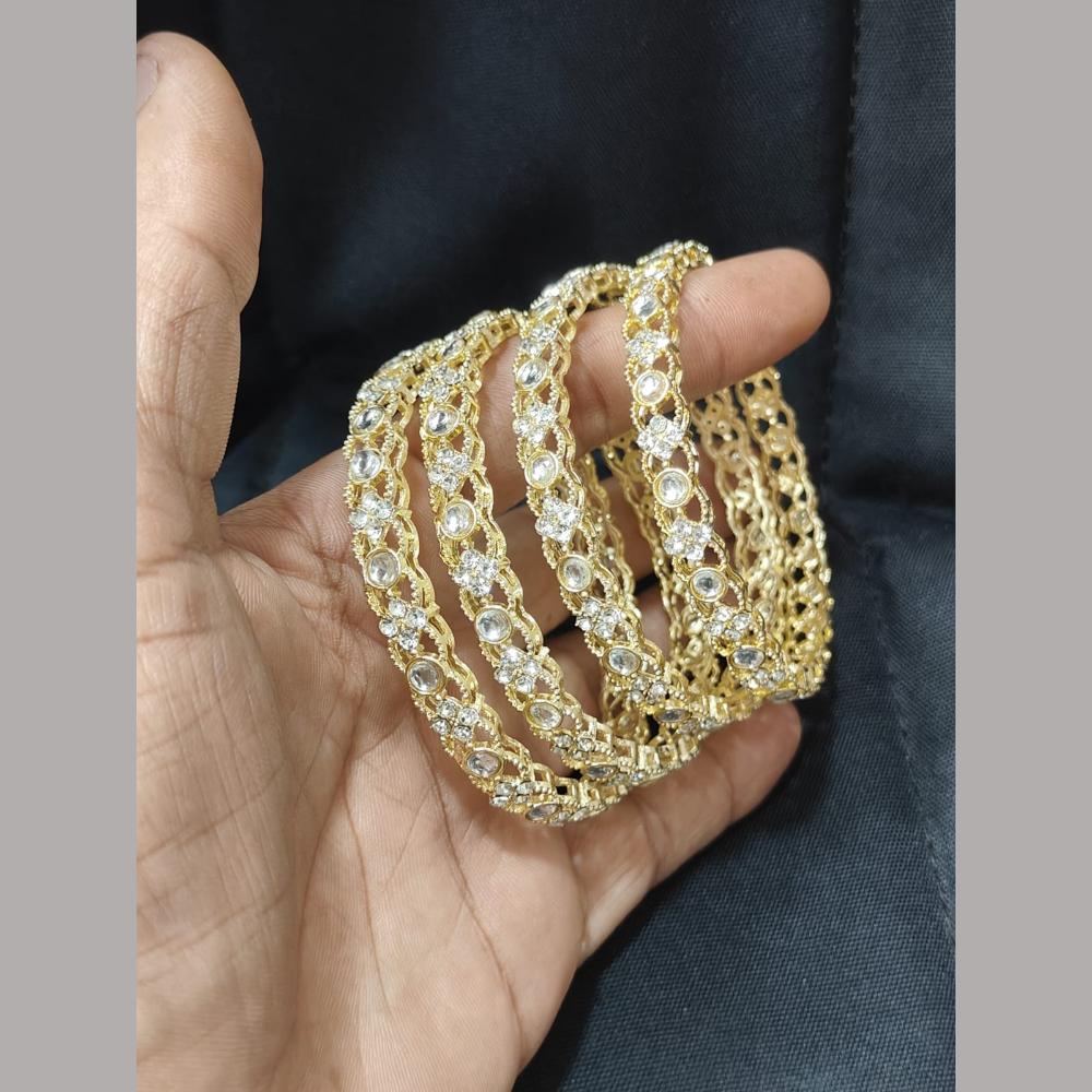 Pooja Bangles Elegant Austrian Stone Designer Bangle Set