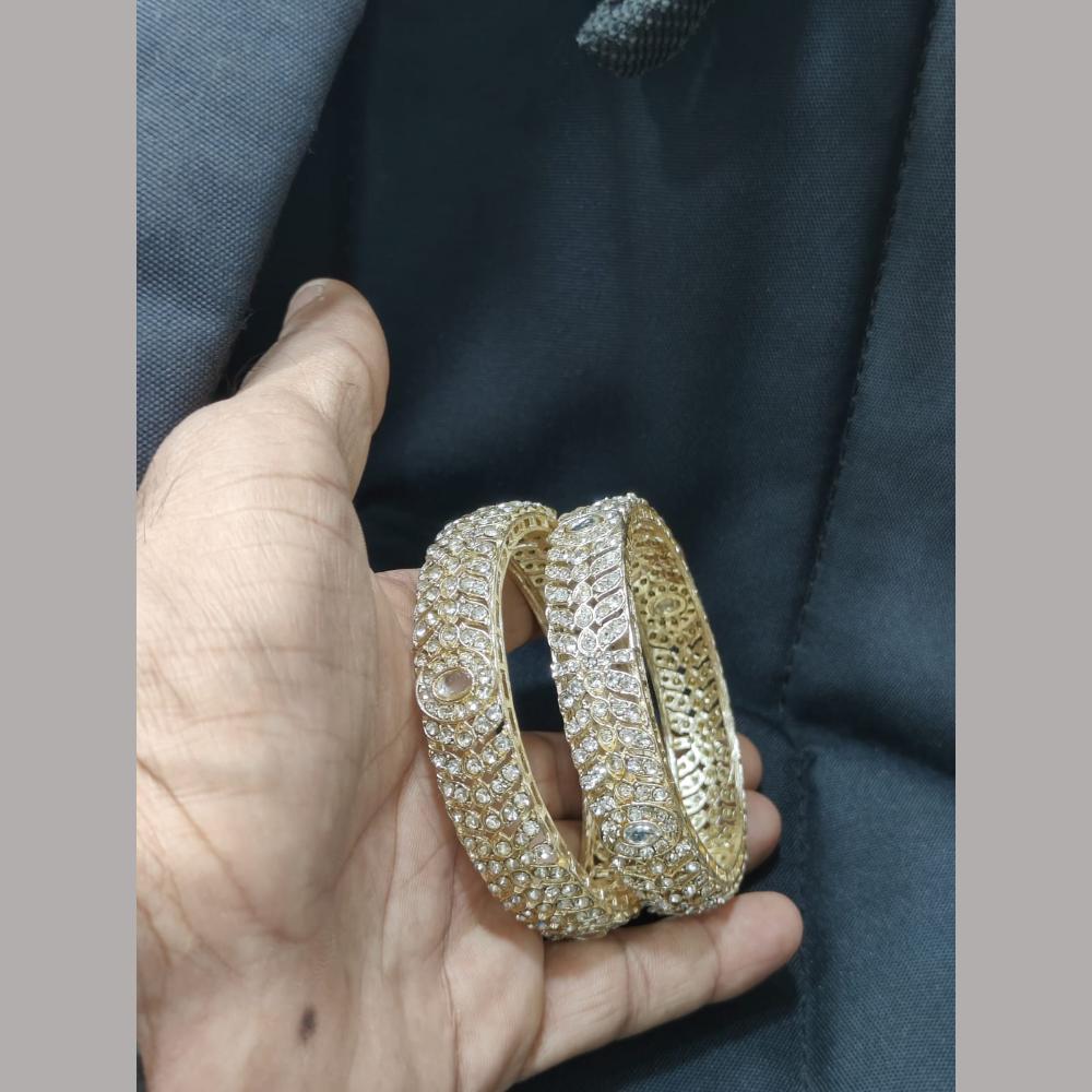 Pooja Bangles Elegant Austrian Stone Designer Bangle Set