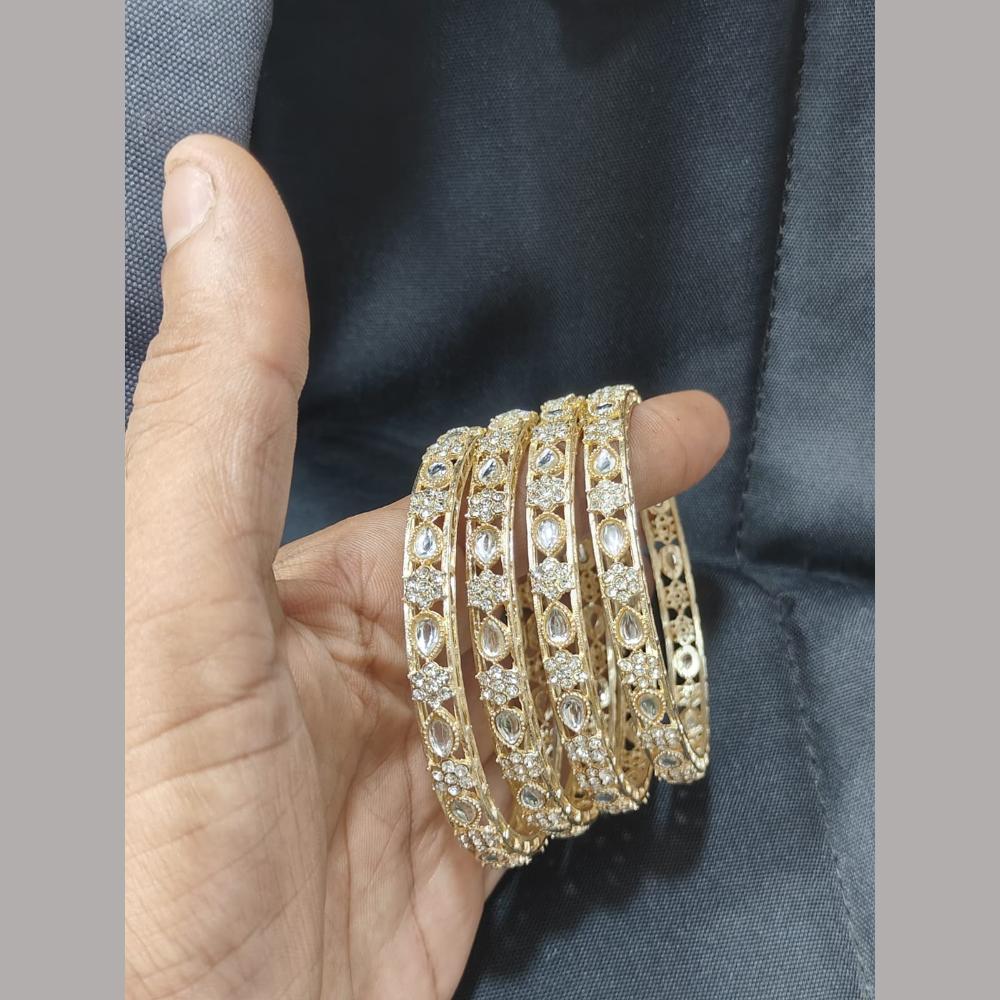 Pooja Bangles Austrian Stone Designer Bangle Set