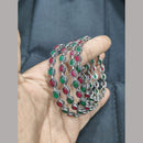 Pooja Bangles Oxidized Sterling Look Tribal Ethnic Bangle Set