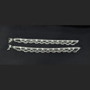 Pooja Bangles Rhodium Finish Sparkling Austrian Stone Payal \ Anklet 