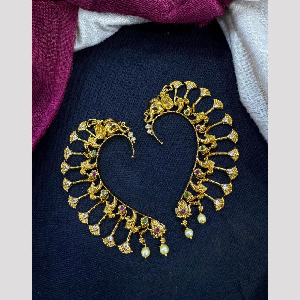 Pooja Bangles Designer Pearl Royale Ear Cuff