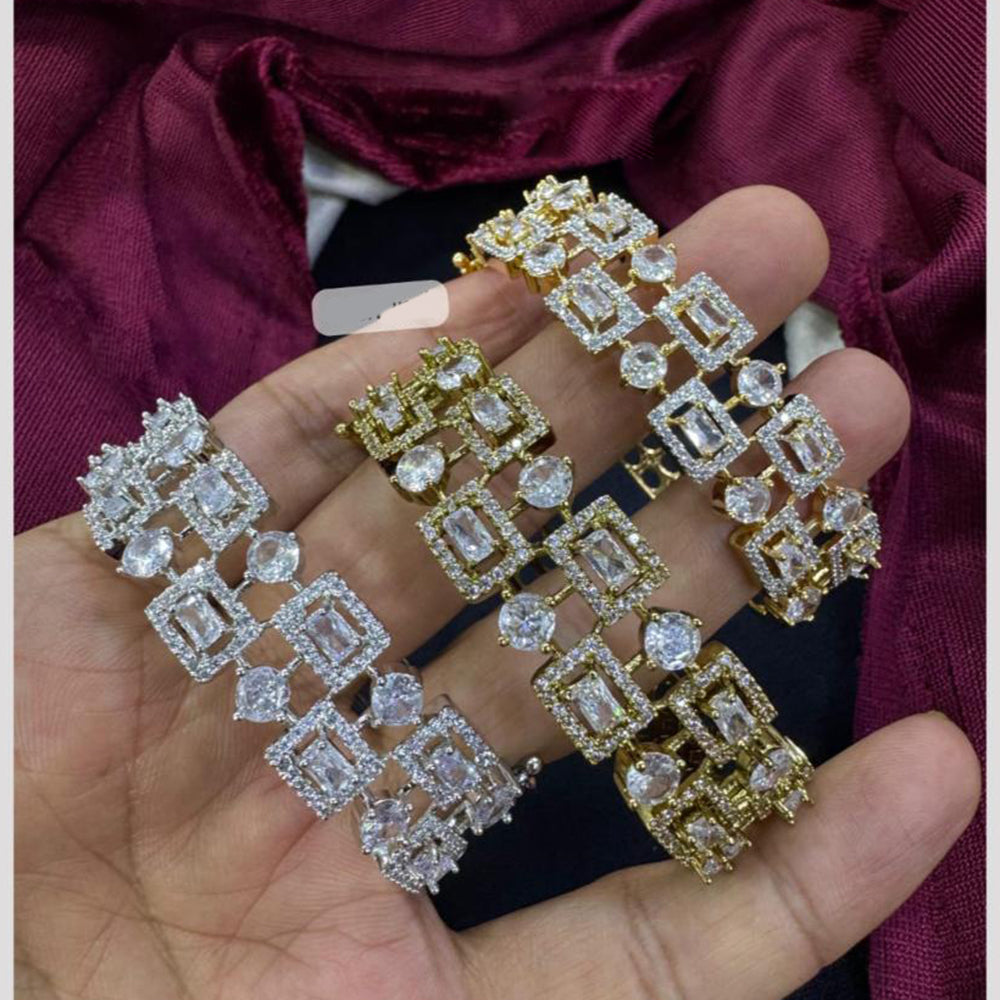 Pooja Bangles American Diamond Designer Bracelets