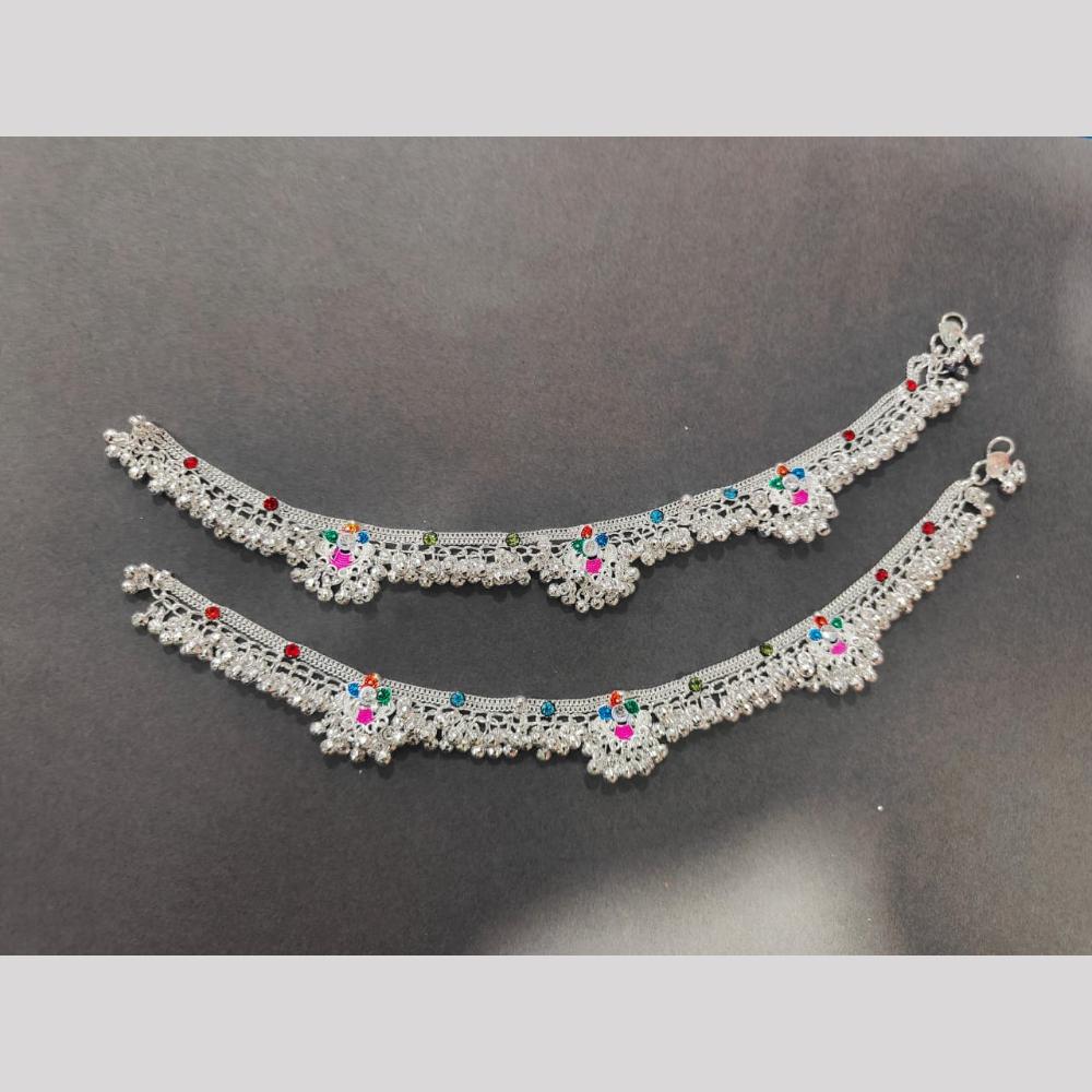 Pooja Bangles Ethnic Traditional Silver Plated Payal