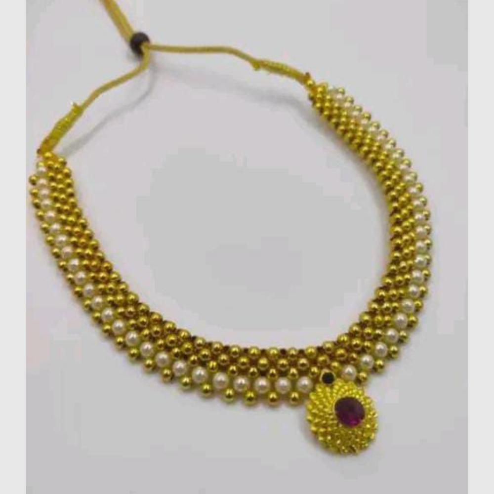 Pooja Bangles Cultural Heritage Inspired Thushi Necklace Set
