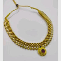 Pooja Bangles Cultural Heritage Inspired Thushi Necklace Set