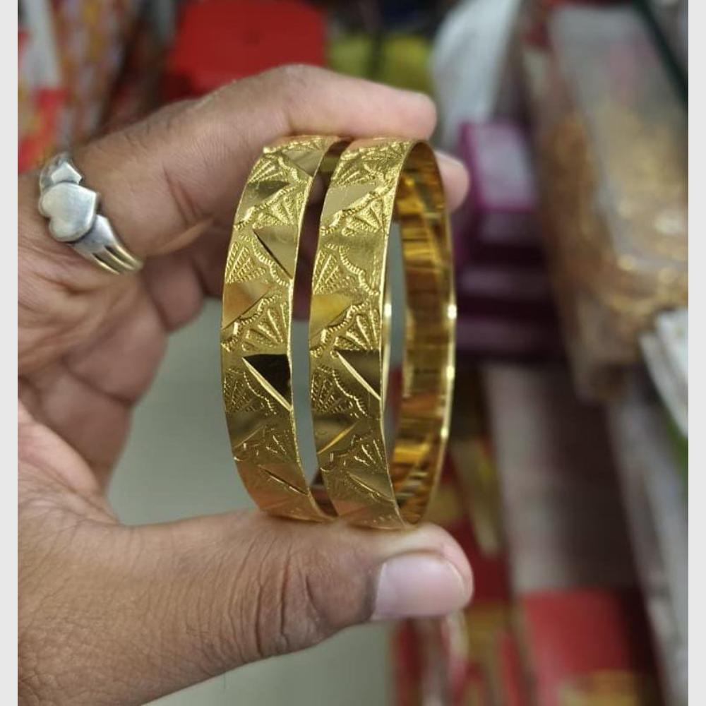 Pooja Bangles Traditional Gold Plated Bangles Set with Elegant Finish for Weddings