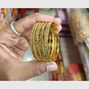 Pooja Bangles Traditional Gold Plated Bangles Set with Elegant Finish for Weddings
