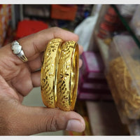 Pooja Bangles Fashionable Gold Kada Bangles Set with Modern Twist for Women