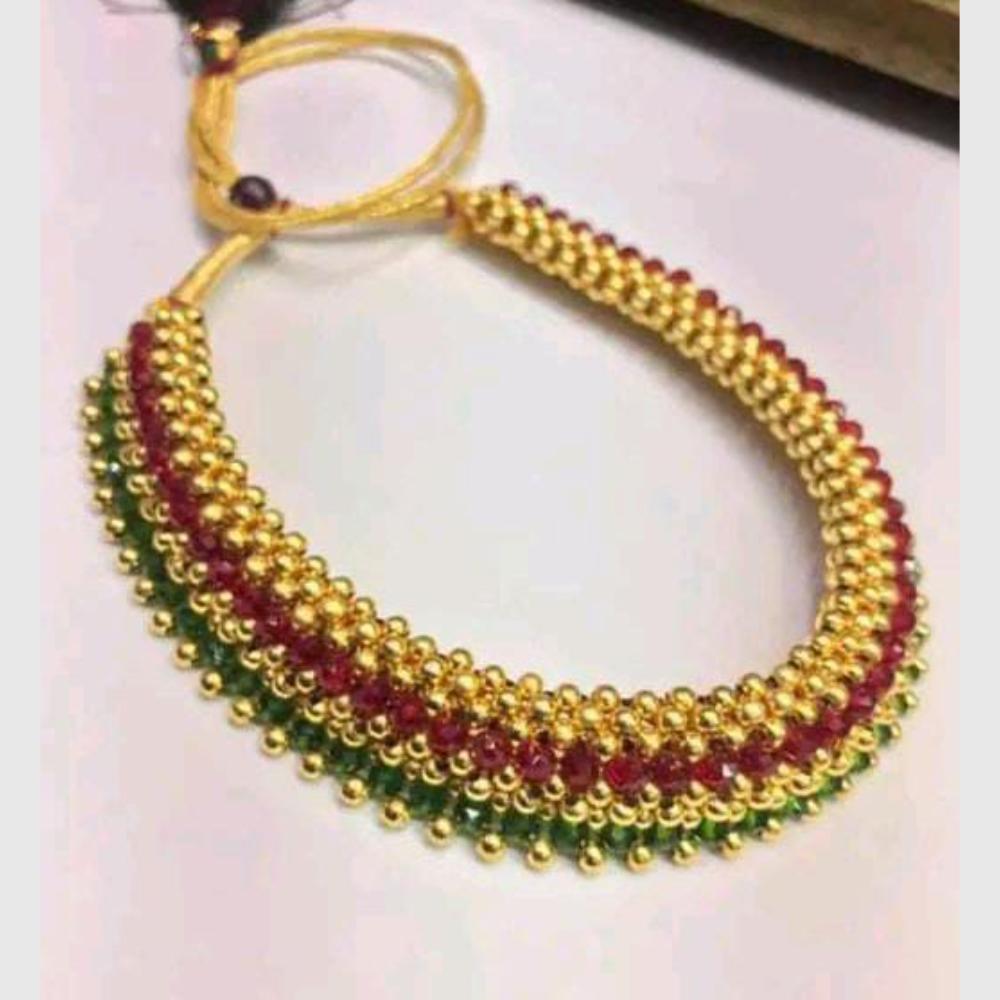 Elevate your traditional style with Pooja Bangles Thushi Necklace For Every Occassion