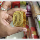 Pooja Bangles Fashionable Gold Kada Bangles Set with Modern Twist for Women