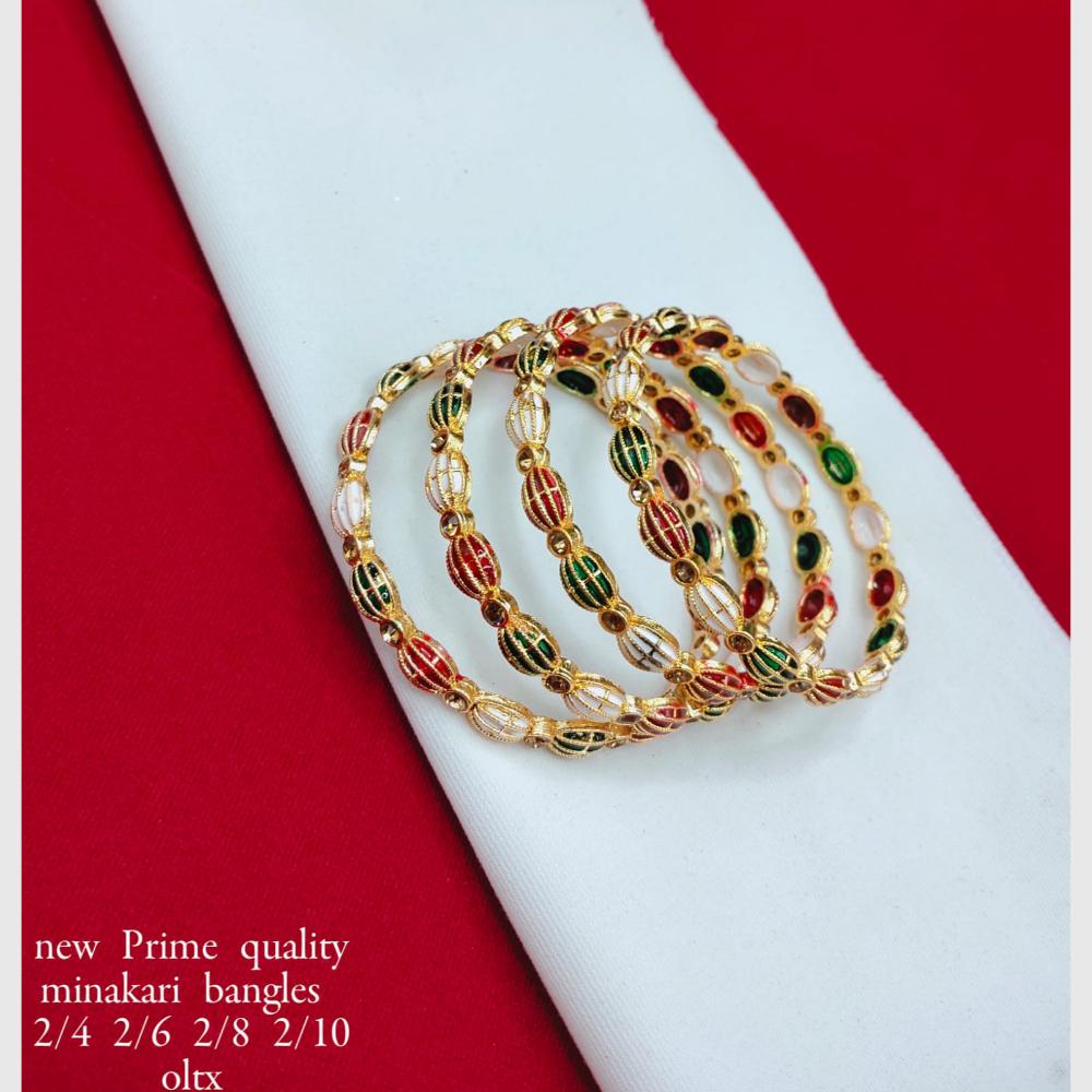 Pooja Bangles Heritage Inspired Gold Bangles Set with Classic Ethnic Appeal