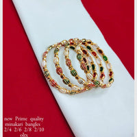 Pooja Bangles Heritage Inspired Gold Bangles Set with Classic Ethnic Appeal