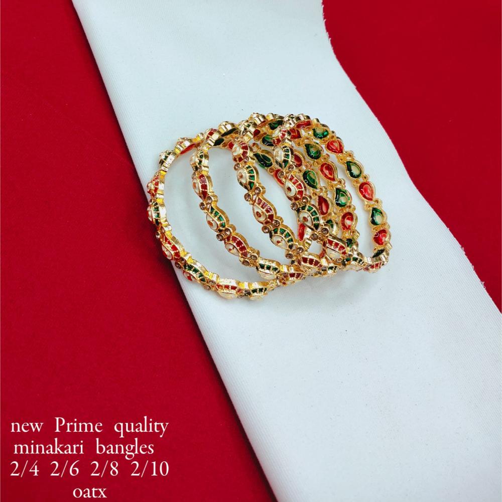 Pooja Bangles Heritage Inspired Gold Bangles Set with Classic Ethnic Appeal
