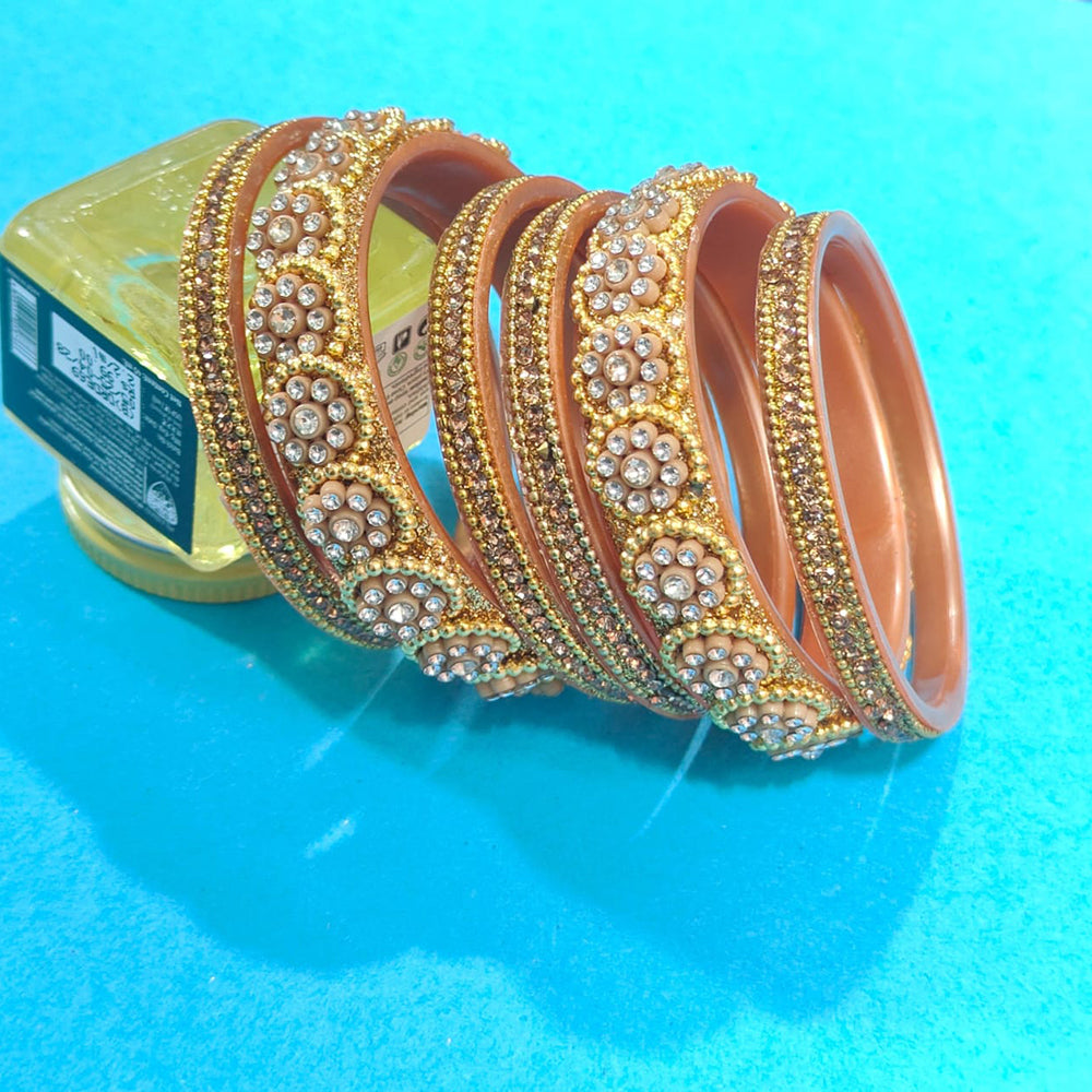 Pooja Bangles Premium Austrain Stone Bangles Set Elegant Jewelery For Women